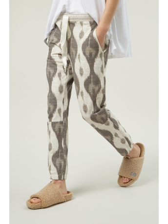 10 Days Broek CROPPED JOGGER IKAT 20 003 3202 1002 Ecru