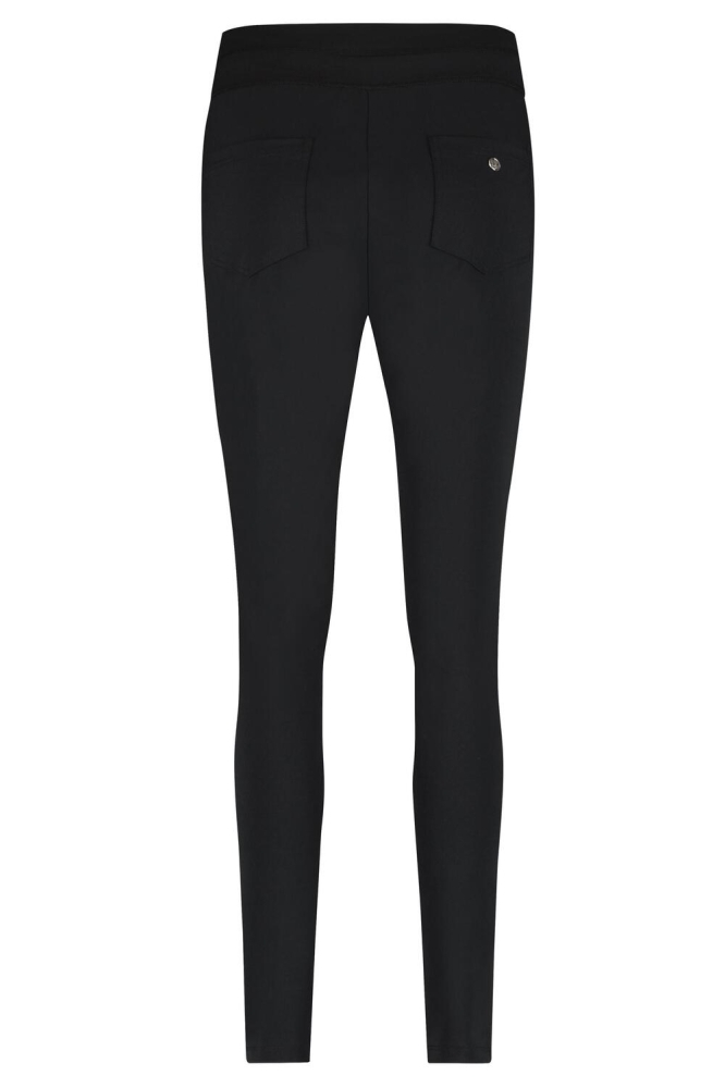 Lady Day zwarte dames broek | Achteraanzicht