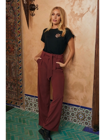 Lofty Manner Broek TROUSER MALANI OI35 1 108 cherry red