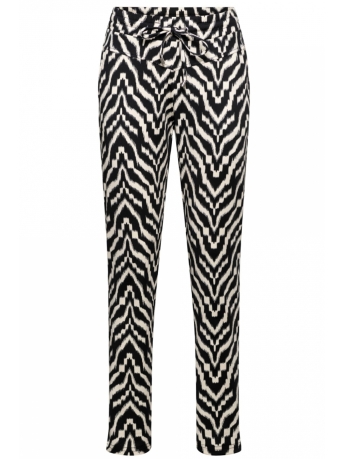 AndCo Woman Broek DELLY SMALL IKAT PA277 36055 A-Black Multi