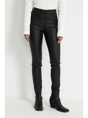 Kaffe Broek ADA COATED JEGGINGS 10501626 50600 BLACK DEEP