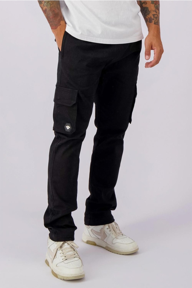MENFW23 4 23 PLATE CARGO PANTS BLACK
