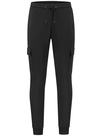 Ballin Broek CARGO JOGGER WITH BADGE 23039503 06 BLACK