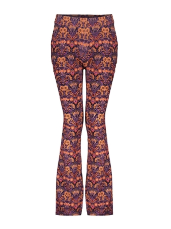 Geisha Girls Broek FLARED LEGGING MET PRINT 31660K 20 380 Purple Combi