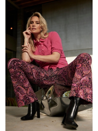 Aime Balance Broek LOES FLARED AT05 05351 119 FLORA PRINT