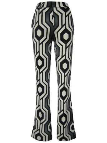Aime Balance Broek SERENA FLARED AT70 05351 102 GEOCRAFTING PRINT