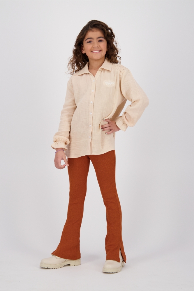 SARA PANTS AW23KGN40005 TOFFEE BROWN