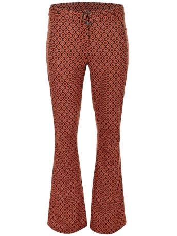 Zizo Broek KIAN L34 BROEK FA23 KIA 607 ORANGE EYE D4