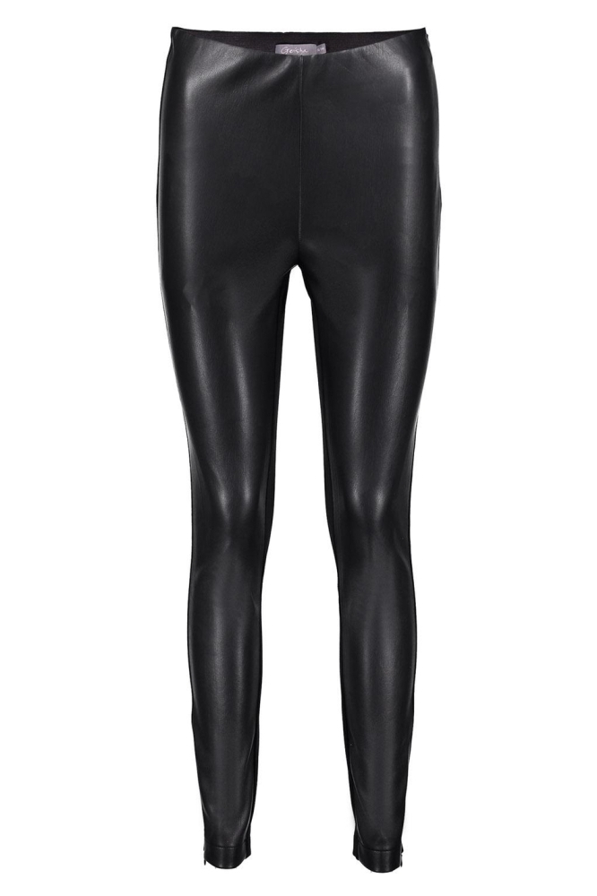 PU LEREN BROEK 31524 10 Black