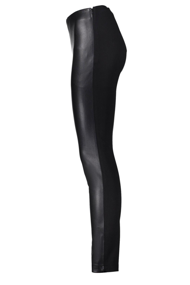 PU LEREN BROEK 31524 10 Black