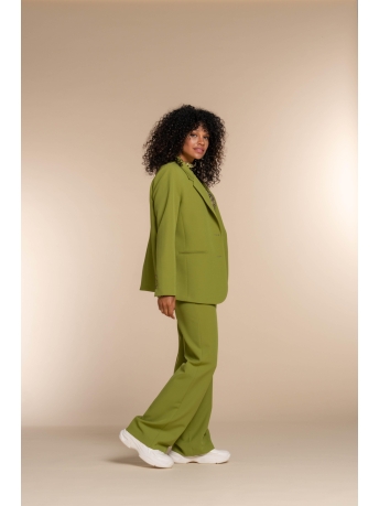 Geisha Broek STRAIGHT FIT PANTALON 31860 32 Olive