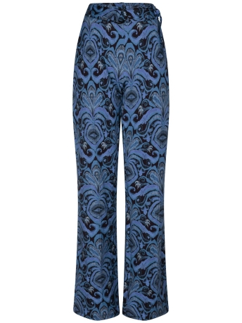Zoso Broek ROMY PRINTED COMFY PANT 235 0141 BLUE/BLACK