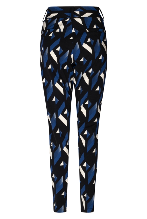 noor printed travel pant 235 zoso broek 0141 blue black