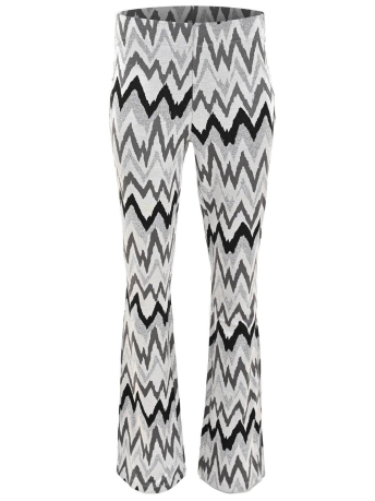 Maicazz Broek HIANNE BROEK WI23 30 411 ZIG ZAG ZILVER D6