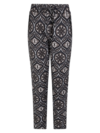 Zoso Broek KATE PRINTED SPORTY PANT 234 0009/0107 TAUPE CARBON