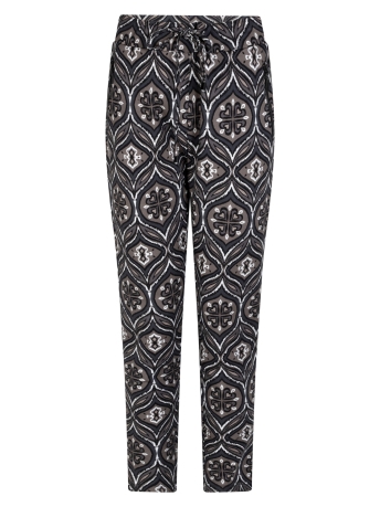 Zoso Broek KATE PRINTED SPORTY PANT 234 0009/0107 TAUPE CARBON