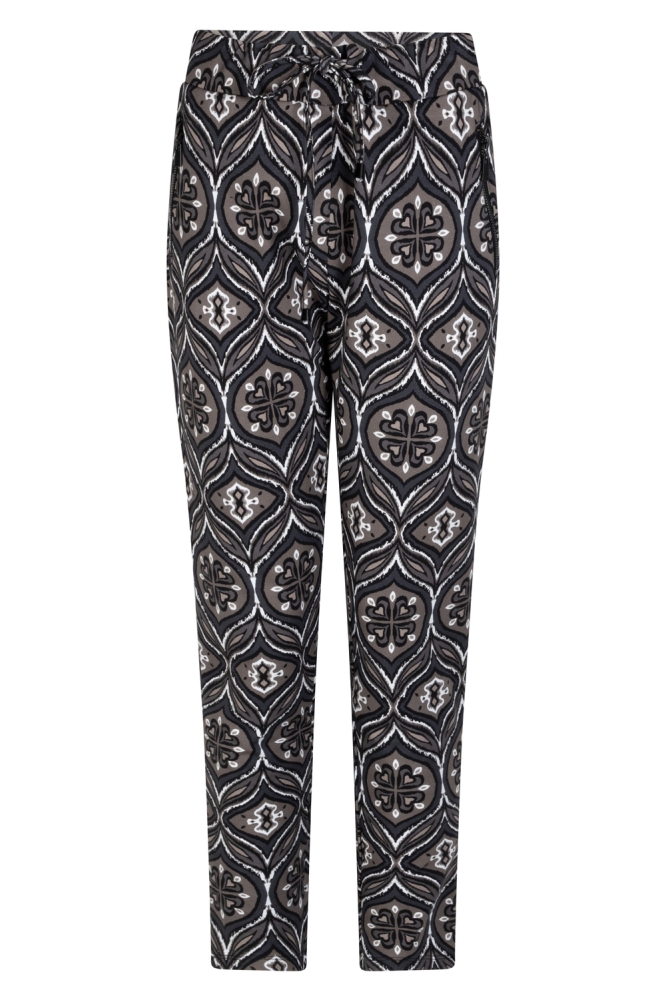 KATE PRINTED SPORTY PANT 234 0009/0107 TAUPE CARBON