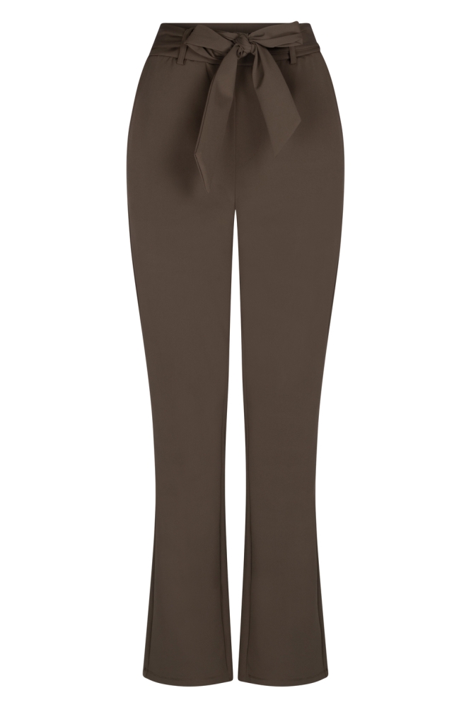 TRAVEL PANT BELLE 235 0033 BROWN