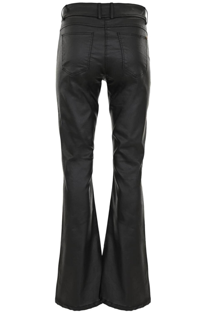 FLYNZI TROUSER ZFA23 4002 167 COATED BLACK COATED