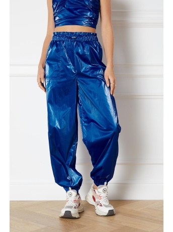 Refined Department Broek METALIC PARACHUTE PANTS R2311153392 202 COBALT
