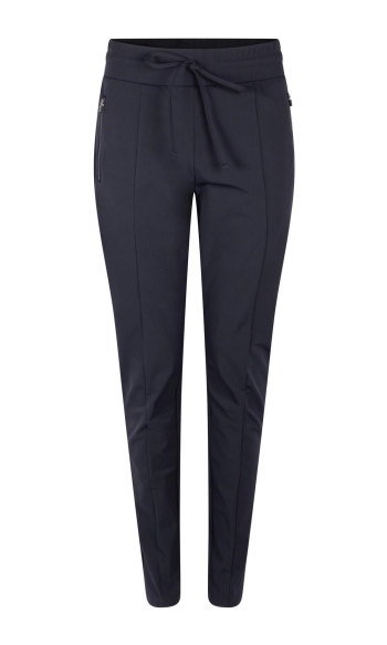VICTORIA TRAVEL TROUSER WITH ZIPPER 241 0008 NAVY