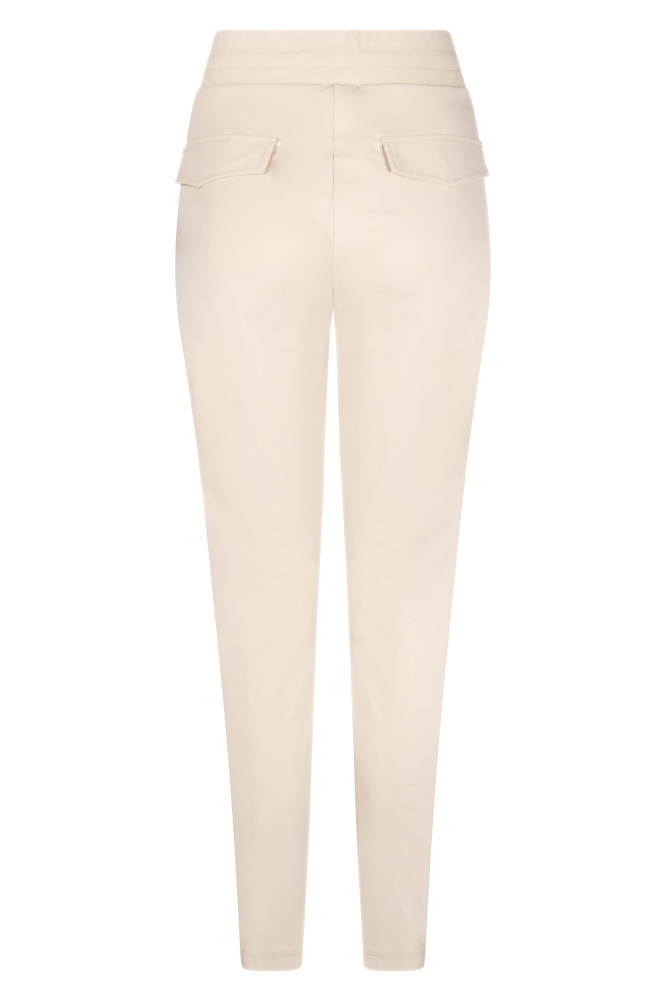 VICTORIA TRAVEL TROUSER WITH ZIPPER 241 0007 SAND