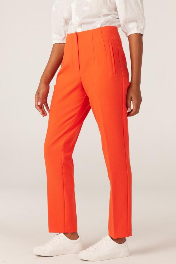 ISA SS24 WQ440 WOVEN H WAISTED 000041 ORANGE