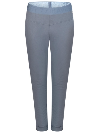 Zoso Broek WISH SPORTY TROUSER WITH LOGO BAND 242 1030 GREYBLUE
