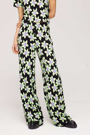 Harper & Yve Broek JANE PA SS25T104 529 green blossom