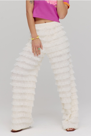 Harper & Yve Broek LO PA HS25P107 101 ecru