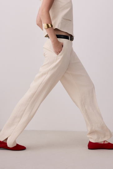 Vila Broek VIFLEA RW TAILORED PANTS 14105559 Birch