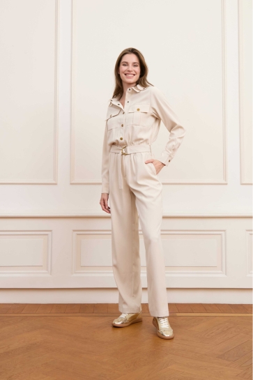 Lofty Manner JUMPSUIT MARIE QG23 101 off white
