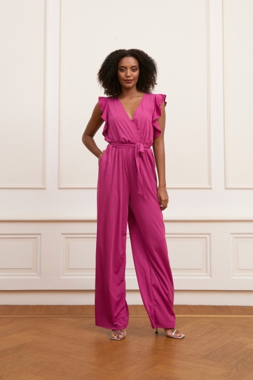 Lofty Manner Broek JUMPSUIT TIFFANY QE326 796 Plum