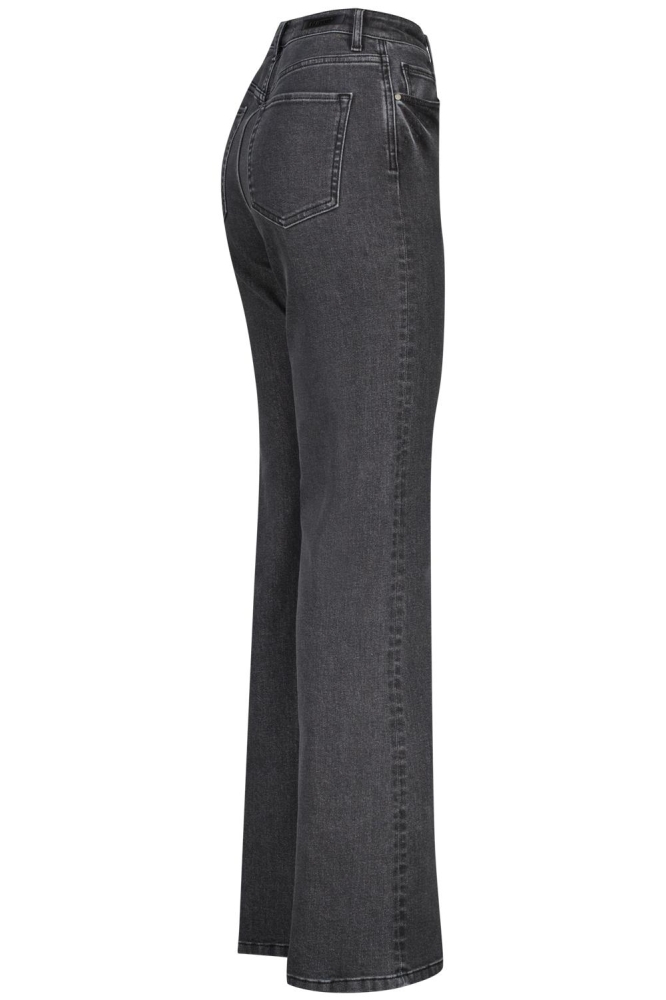 Raizzed zwarte dames jeans | Zijaanzicht