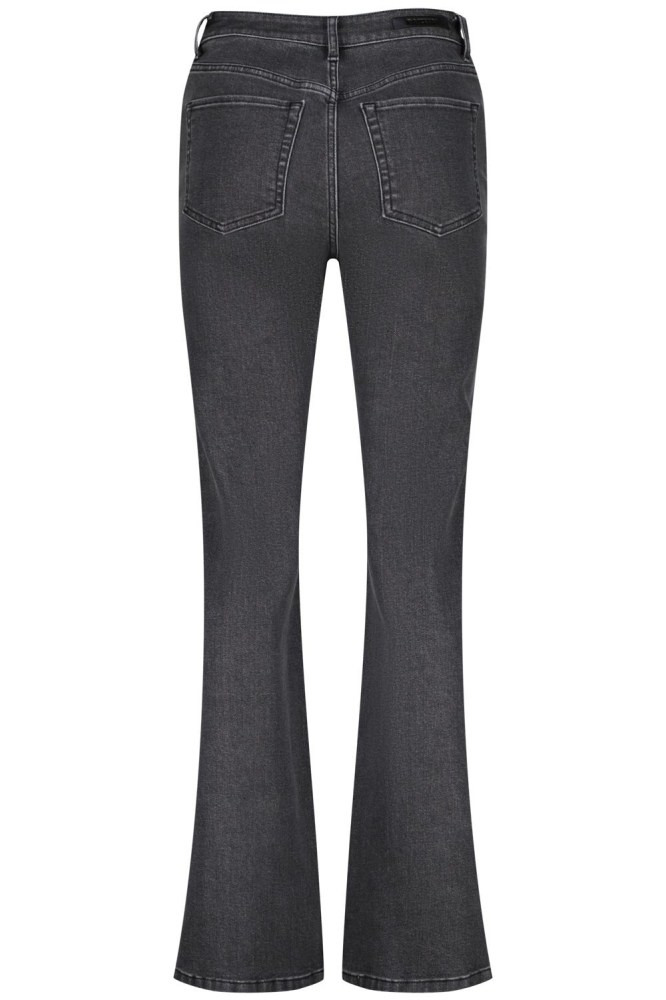 Raizzed zwarte dames jeans | Achteraanzicht