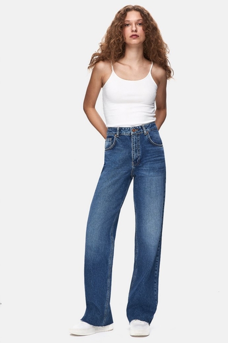 LTB blauwe dames jeans | Model
