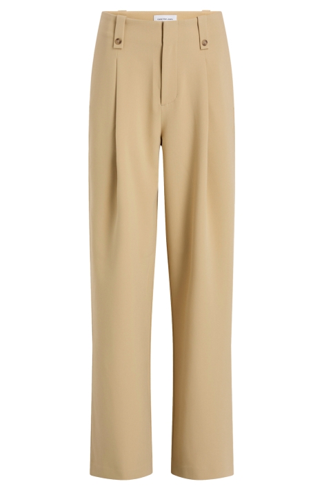 Calvin Klein camel dames broek | Vooraanzicht