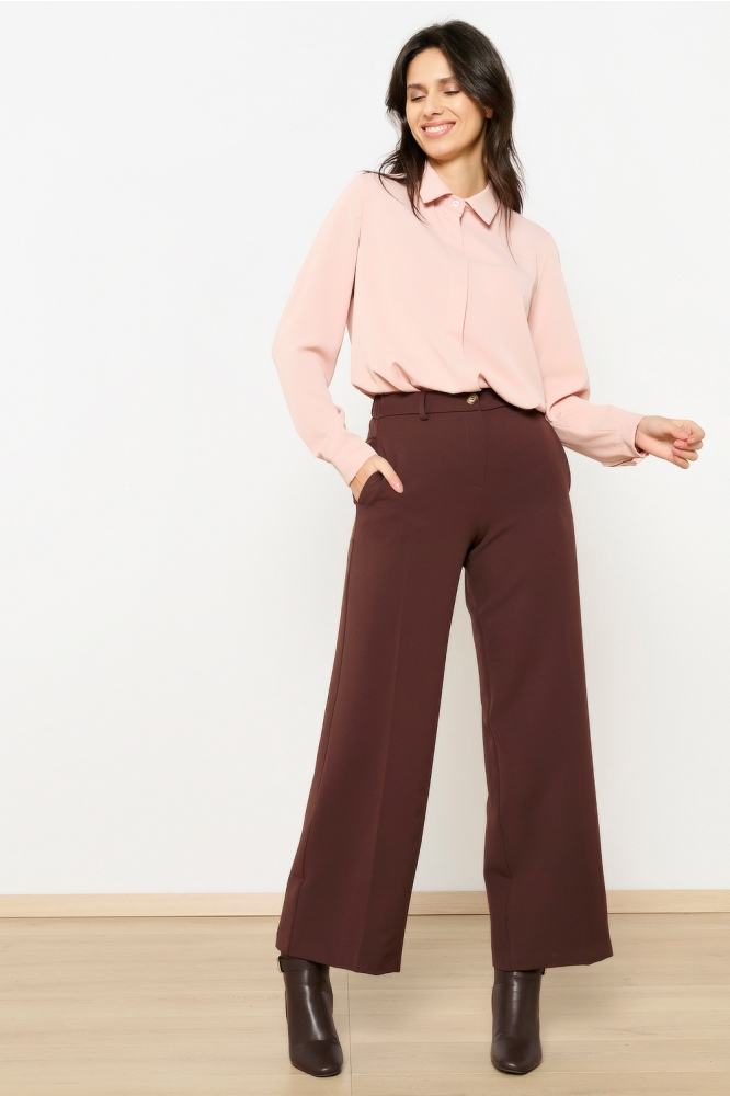 LolaLiza bruine dames broek | Model