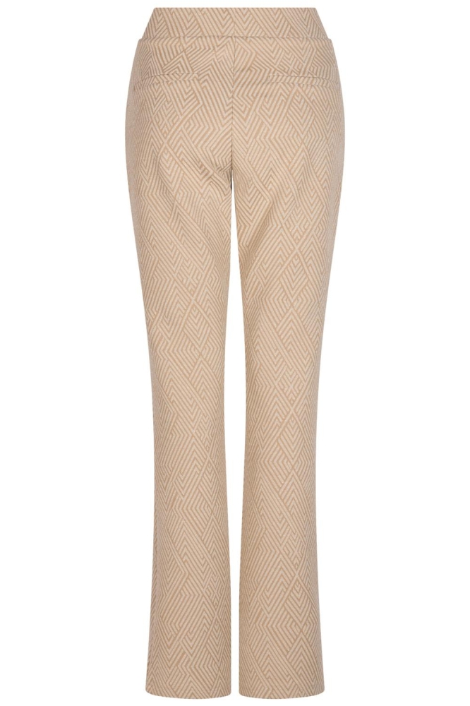 Zoso camel dames broek | Achteraanzicht