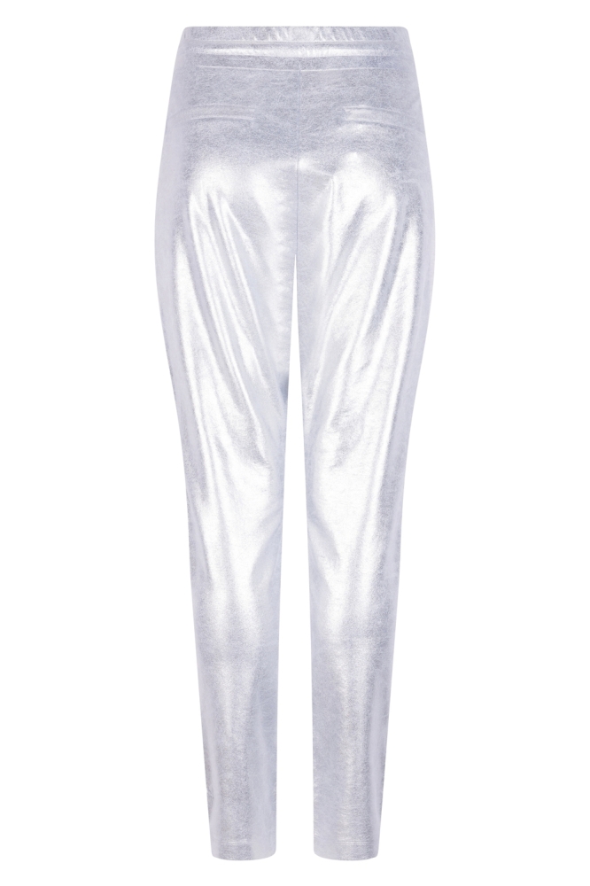 Zoso zilveren dames broek | Achteraanzicht