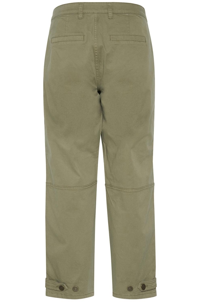 Culture groene dames broek | Achteraanzicht