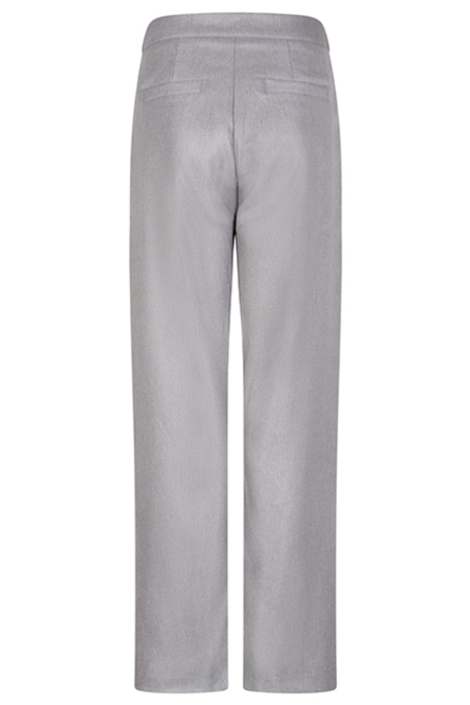 Lofty Manner grijze dames broek | Achteraanzicht