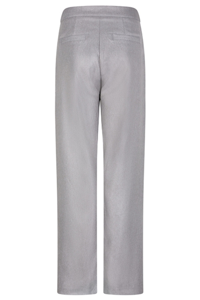 Lofty Manner grijze dames broek | Achteraanzicht