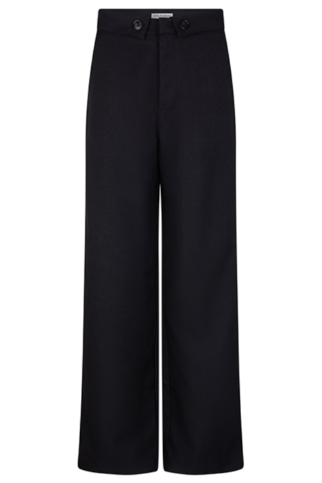 Lofty Manner zwarte dames broek | Vooraanzicht