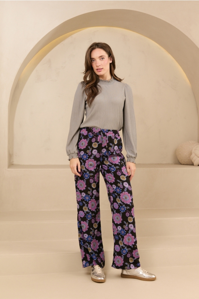 Lofty Manner zwarte dames broek | Model