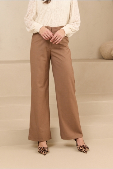 Lofty Manner Broek TROUSER SHAYMA QH34 1 BEIGE