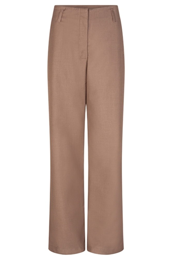 Lofty Manner camel dames broek | Vooraanzicht