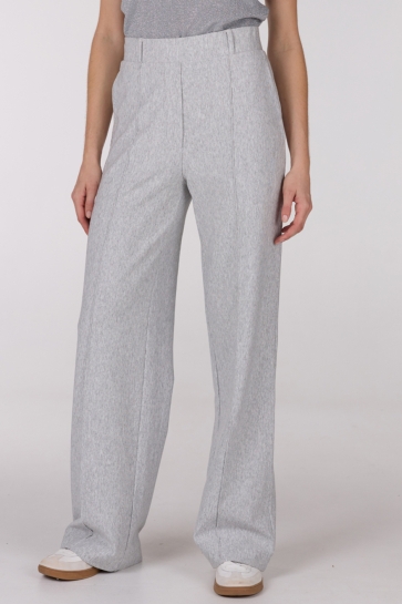 Juffrouw Jansen Broek ABBY SS25 BROEK HVM 439 WIDE L 000460 GREY MELANGE