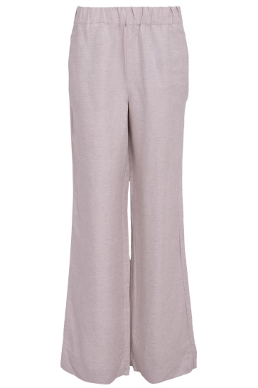 Minus Broek SABBI LINEN PANT MI6550 353M NOMAD SAND MELANGE