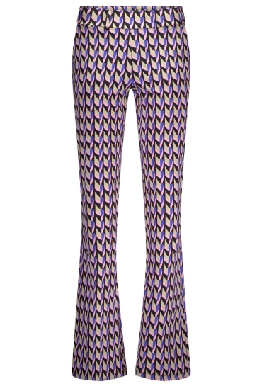 Lady Day Broek POPPY FLARED L14 498 2438 TWISTER PRINT